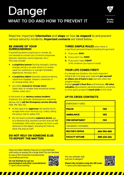 Danger What to do and how to prevent it